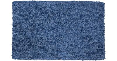 Badmat Misto Chenille Katoen 90x60 cm Blauw Badmat Misto Chenille Katoen 90x60 cm Blauw