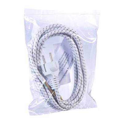 Basic Strijkijzersnoer 32340010 omsponnen 3m