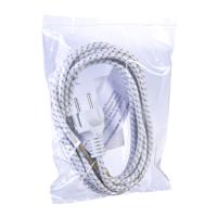 Basic Strijkijzersnoer 32340010 omsponnen 3m - thumbnail