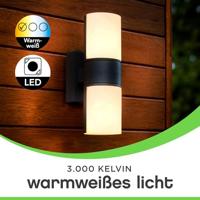 Lutec Cyra LED-wandlamp antraciet - thumbnail