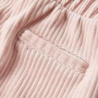 Kinderbroek 92 ribfluweel Lichtroze - thumbnail