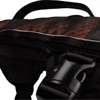 Non-stop dogwear® Hondentuig Rock Harness Long, zwart/oranje, Maat: XS - thumbnail