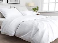 Zo! Home Zo! Home Satinado Dekbedovertrek 140x200/220 White - thumbnail