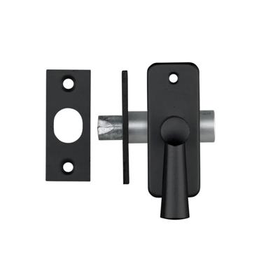 AXA 7320-35-38/E inboorgrendel met sluitplaat - doornmaat 35mm zwart