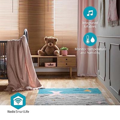 Nedis Smart WiFi Indoor IP-camera | Kantel-/Draaifunctie | Full HD | Auto-tracking | Met Slaapliedje | Klimaatsensor