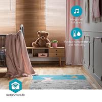 Nedis Smart WiFi Indoor IP-camera | Kantel-/Draaifunctie | Full HD | Auto-tracking | Met Slaapliedje | Klimaatsensor - thumbnail