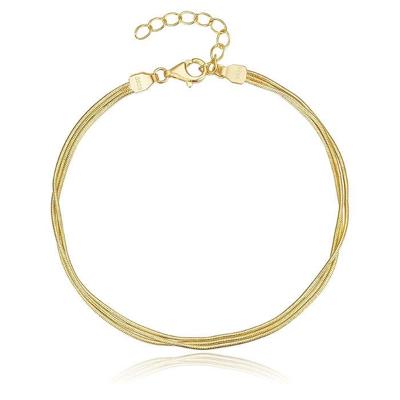 Moderne Elenza Vergulde Armband met Verfijnde Ketting - Stijlvolle Aanvulling voor Dames