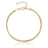 Moderne Elenza Vergulde Armband met Verfijnde Ketting - Stijlvolle Aanvulling voor Dames - thumbnail