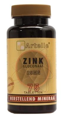 Artelle Zink Gluconaat 25mg Tabletten