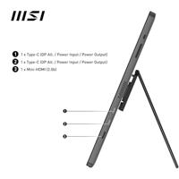 PC Gamer Scherm - MSI - MP161 E2 - 15.6 - IPS paneel - FHD - 1 ms - 60 Hz - USB-C x2 + Mini HDMI - Statiefbevestiging - thumbnail