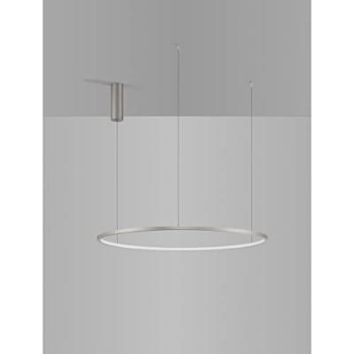 Lyora Ronde hanglampTarquin zilvergrijs Ø 80cm - 9345607