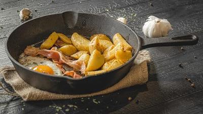 Blackwell Koekenpan Gietijzer / Skillet ø 25 cm - zonder anti-aanbaklaag