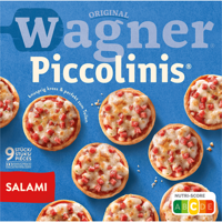 WAGNER Piccolinis mini pizza salami 9 stuks 270 g bij Jumbo - thumbnail