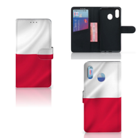 Samsung Galaxy M20 Bookstyle Case Polen - thumbnail