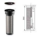 Deda Expander Balhoofdkap 70mm - Zwart - thumbnail