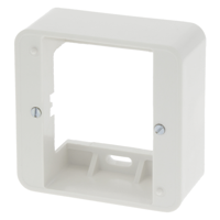 Peha Standard Opbouwraam | Inbouw | 1-voudig | Polarwit - 66.011.32 - thumbnail