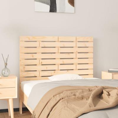 Hoofdbord wandmontage 81x3x63 cm massief grenenhout