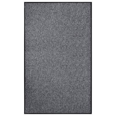 VidaXL Deurmat 90x150 cm grijs