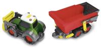 Dickie Toys Happy Farm Fendt Tractor + Aanhanger + Geluid - thumbnail