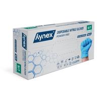 Handschoen hynex nitril s blauw 5gr 100 stuks - thumbnail