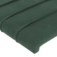 Bedframe zonder matras 80x200 cm fluweel donkergroen - thumbnail