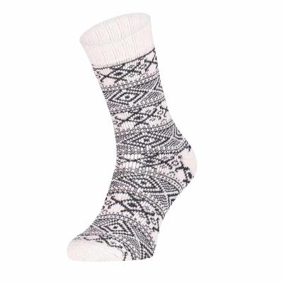 Homesocks bedsokken met wol - Warme huissokken voor de winter - Norwegian winter print - Slaapsokken