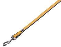 Nobby Classic Preno Hondenriem, 120 cm/15-20 mm, Oranje/Grijs - thumbnail