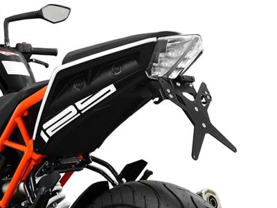 ZIEGER kennzeichenhalter "x-line" license plate carriers zi ktm duke 125 year 17-23