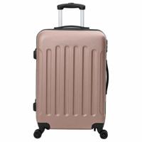 VidaXL Koffer met slot 3 pcs rose gold 50 x 31 x 78 cm abs kunststof - thumbnail
