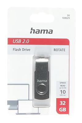 Hama Rotate USB-stick 32 GB Zwart 108029 USB-A 2.0