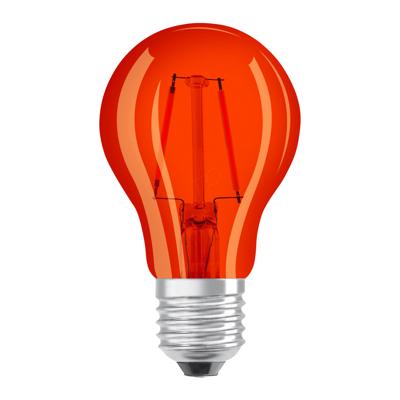 Osram LED STAR DECO Classic A Color E27 2.5W Oranje Helder | Vervangt 15W