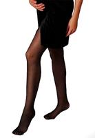 MamsyPositiepanty Zwangerschapspanty 20 Den Zwart Stippen - thumbnail