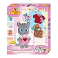 Hama strijkkralenset gift box - kat verkleden, 2500st. - thumbnail