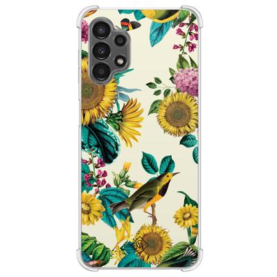 Samsung Galaxy A13 4G shockproof hoesje - Sunflowers