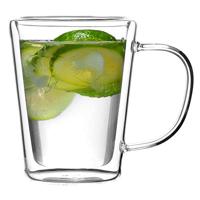 Theeglazen set van 4 elk 250ml dubbelwandig - thumbnail