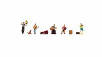 NOCH 15597 H0 Straatartiesten figuren Geverfd - thumbnail