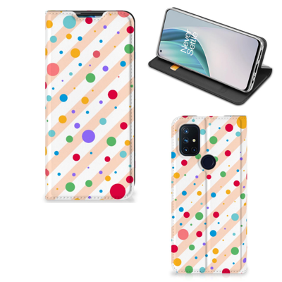OnePlus Nord N10 5G | Hoesje met Magneet | Dots OnePlus Nord N10 5G | Hoesje met Magneet | Dots