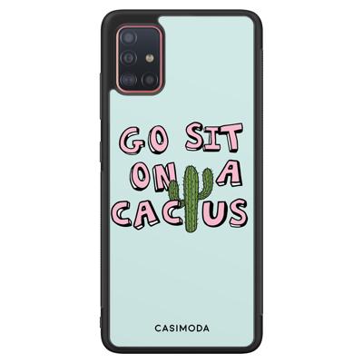 Samsung Galaxy A71 hoesje - Go sit on a cactus Samsung Galaxy A71 hoesje - Go sit on a cactus
