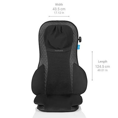 Medisana MCG 820 Komfort Shiatsu- Massagesitzauflage Massage-apparaat 60 W Zwart