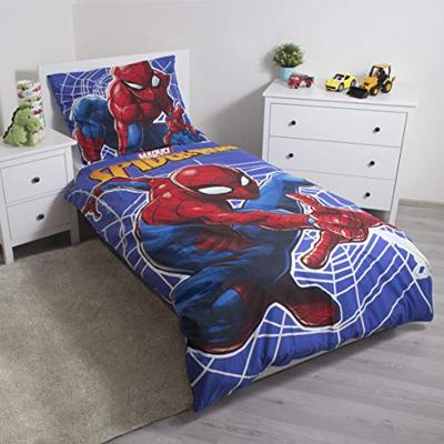 SpiderMan Dekbedovertrek Glow in the Dark - Eenpersoons - 140 x 200 cm - Katoen