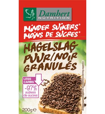 Damhert Hagelslag minder suiker (200 gr)