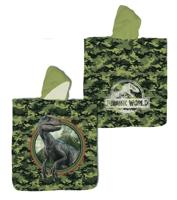 Jurassic World Poncho Katoen, 60x120cm - thumbnail