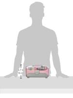 Braun beautycase met accessoires - thumbnail