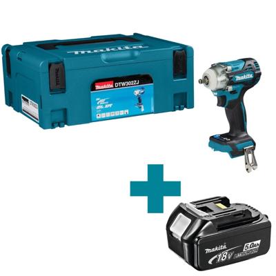 Makita DTW302ZJ | Accu Slagmoersleutel | 18 V | Zonder accu's en lader | In Mbox - DTW302ZJ Makita DTW302ZJ | Accu Slagmoersleutel | 18 V | Zonder accu's en lader | In Mbox - DTW302ZJ