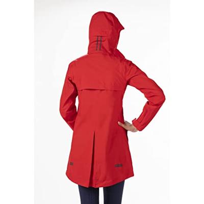HKM Lange Regenjas donkerblauw maat:xs