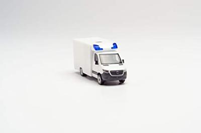 Herpa 013826 H0 Hulpdienstvoertuig Mercedes Benz Sprinter 18 Fahrtec RTW (nieuwe opbouw), wit
