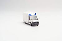 Herpa 013826 H0 Hulpdienstvoertuig Mercedes Benz Sprinter 18 Fahrtec RTW (nieuwe opbouw), wit - thumbnail