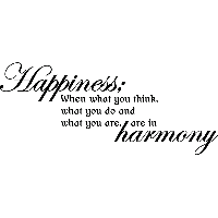 Happiness - Muursticker - thumbnail