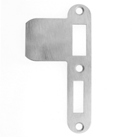 Nemef sluitplaat - afgerond - vp1279/17 RVS - draairichting 2-4 lange lip - thumbnail