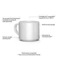 Cricut 2009392 Mok 300 ml. Wit 4 stuk(s) - thumbnail